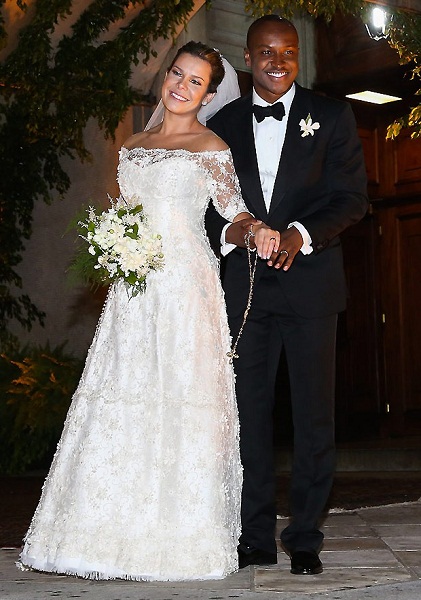 Vestido de noiva das famosas Fernanda Souza