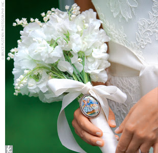 Bouquet de noiva branco.